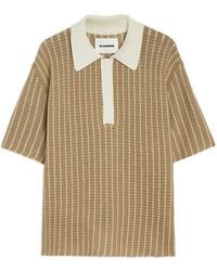 Jil Sander - Knit Polo T-Shirt - Lyst