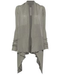 Rick Owens - Long-Sleeve Asymmetric Cardigan - Lyst