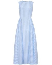 Adam Lippes - Aliena Striped Maxi Dress - Lyst