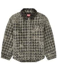 DIESEL - Houndstooth Jacket - Lyst