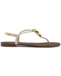 Giuseppe Zanotti - Patrice Crystal Adjustable-Strap Flat Sandals - Lyst