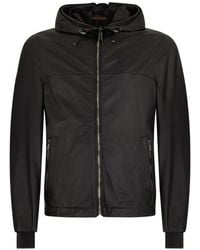 Moorer - Veste Zippée À Capuche - Lyst