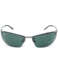 Ray-Ban - Rectangle-Frame Sunglasses - Lyst