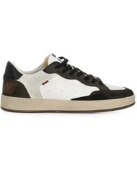 Crime London - Chelsea Panelled Leather Sneakers - Lyst