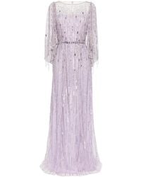 Jenny Packham - Rhapsody Avondjurk Verfraaid Met Pailletten - Lyst