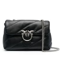 Pinko - Maxi Love Classic Puff Leather Bag - Lyst