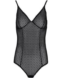 Laura Urbinati - Plumetis V-Neck Bodie - Lyst