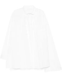 Yohji Yamamoto - Asymmetric-Hem Layered Shirt - Lyst