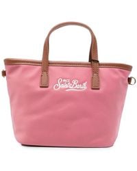 MC2 Saint Barth - Mini City Logo-Embroidered Tote Bag - Lyst