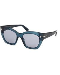 Tom Ford - Lunettes De Soleil Joni-02 À Monture Papillon - Lyst