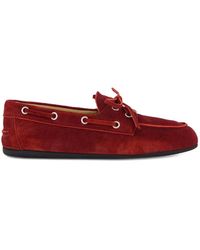 Miu Miu - Lace-Up Loafers - Lyst