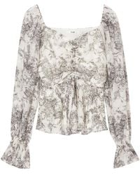 B+ AB - Blouse Met Bloemenprint - Lyst