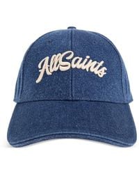 AllSaints - Odyssey Logo-Embroidered Baseball Cap - Lyst