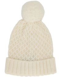 Moorer - Haven-Wiv Pom-Pom Knit Beanie Hat - Lyst