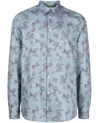 PS by Paul Smith - Overhemd Met Paisley-print - Lyst