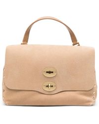 Zanellato - Postina Jones Stud-Embellished Leather Tote Bag - Lyst