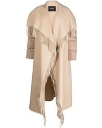 Goen.J - キルティング フリンジ ダウンコート - Lyst