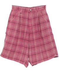 R13 - Jesse Checked Shorts - Lyst