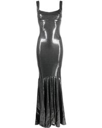Atu Body Couture - Sequinned Sleeveless Gown - Lyst