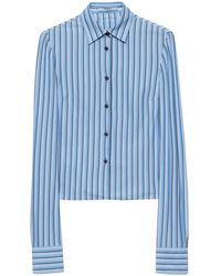 Prada - Camicia A Righe - Lyst