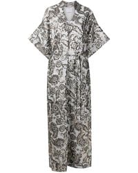 Olympiah - Abito Lungo Con Ricamo A Fiori - Lyst