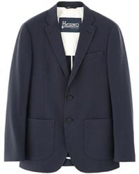 Herno - Single Breasted Blazer - Lyst