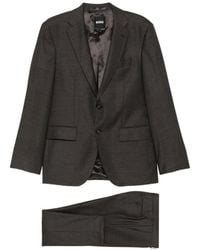 BOSS - Costume Droit À Revers Crantés Jeckson - Lyst