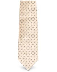 Isaia - 7-Fold Geometric-Print Tie - Lyst