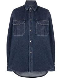 ANOUKI - Camisa Vaquera Oversize - Lyst
