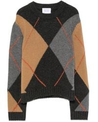 Be You - Round-Neck Argyle-Knit Sweater - Lyst