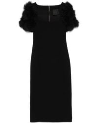 Givenchy - Midi-Jurk Met Pompon - Lyst
