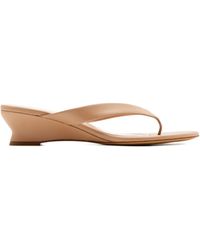 Le Monde Beryl - Micro-Wedge-Sandalen mit Zehensteg 40mm - Lyst