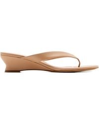 Le Monde Beryl - 40Mm Micro-Wedge Thong Sandals - Lyst