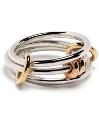 Spinelli Kilcollin - 18kt Yellow Gold And Sterling Silver Acacia Linked Ring - Lyst