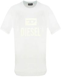 DIESEL - T-Diego Logo-Print T-Shirt - Lyst