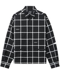 Undercover - Graphic-print Cut-out Shirt - Lyst