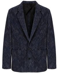 Missoni - Zigzag Knitted Jacket - Lyst