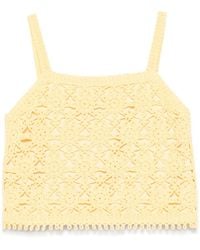 Maje - クロシェニット トップ - Lyst