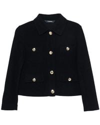 Max Mara - Button-Up Wool Jacket - Lyst