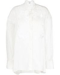 Ermanno Scervino - Lace Embroidery Shirt - Lyst