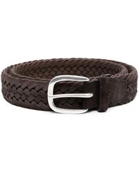 Orciani - Woven-strap Leather Belt - Lyst