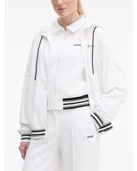 Guess - Hooded Zip-Front Jacket - Lyst