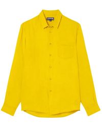 Vilebrequin - Caroubis Solid Linen Shirt - Lyst