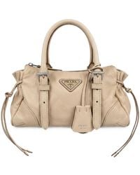 Prada - Small Karin Buckle-Detail Shoulder Bag - Lyst