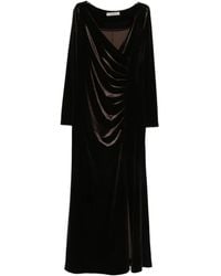 D.exterior - Drapiertes Kleid mit langen Ärmeln - Lyst
