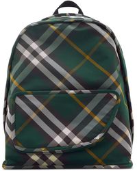Burberry - グリーン ラージ Shield バックパック - Lyst