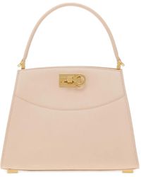 Ferragamo - Xs Studio Box Tote Bag - Lyst