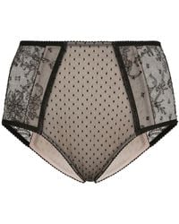 Dolce & Gabbana - High Waist Slip Met Kant - Lyst