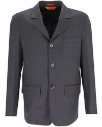 Barena - Blazer En Flanelle À Simple Boutonnage - Lyst