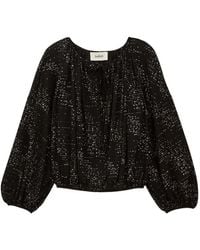 Ba&sh - Torny Tie Detail Patterned Top - Lyst